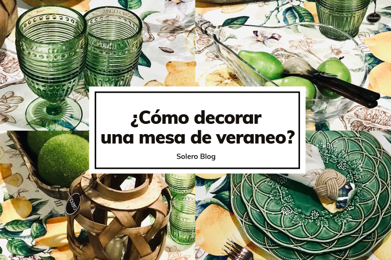 ¿Cómo decorar una mesa de veraneo?