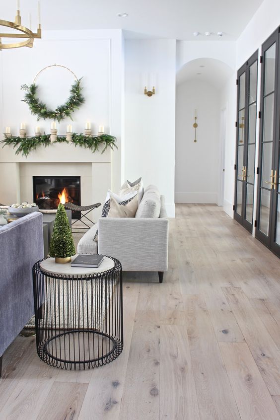 Decoración de navidad minimalista escandinava