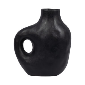 Jarrón Martillo Negro L