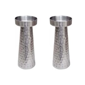 Candelabro Plateado Set X 2