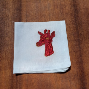 Servilletas Cóctel Jirafa Roja Set x 4