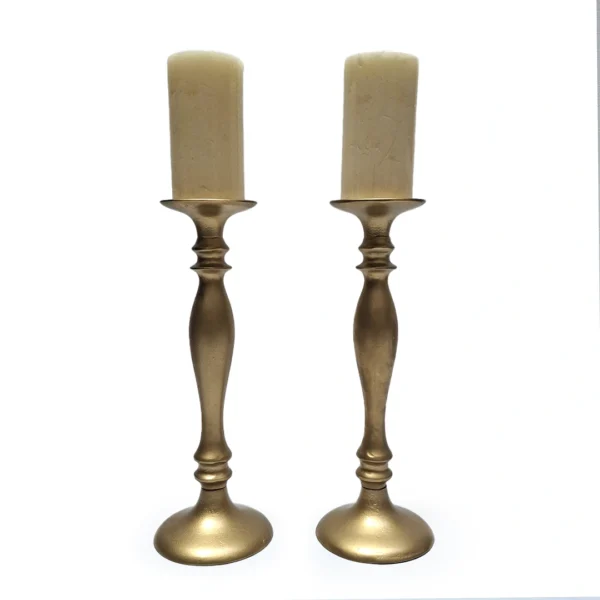 candelabro dorado