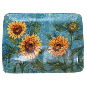 Bandeja Rectangular Girasoles